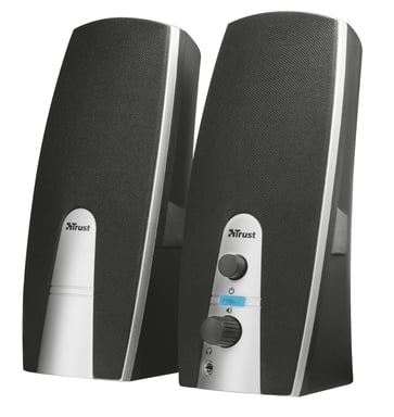 Trust MiLa 2.0 Speaker Set altavoz Negro, Plata Alámbrico 5 W