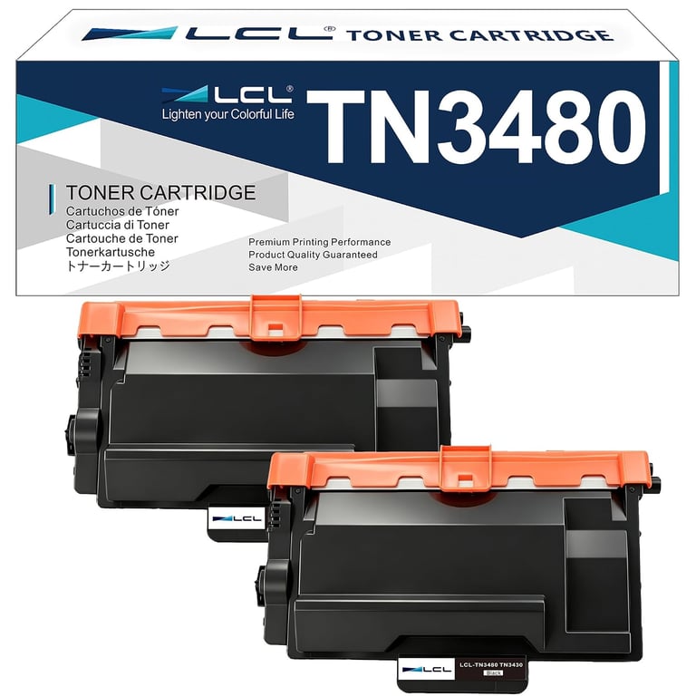 Cartouche de Toner Compatible TN3480 TN3430 TN 3480 TN 3430 8000 Pages 2 Remplacement pour HL L5000D HL L5100DN HL L5200DW HL L5200DWT HL L6200DW HL L6200DWT HL L6250DW HL L6300DW Neuf