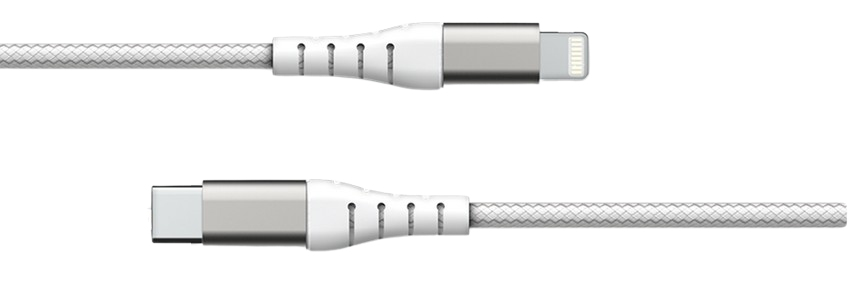 Câble Renforcé USB C / Lightning 1.2m PD + Garantie à vie Force Power Lite Neuf