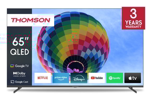 Thomson 65'' (165 cm) Qled 4k Uhd Google TV, 4x HDMI, 3x USB, Google Assistant, 60 Hz -65qg4s14-