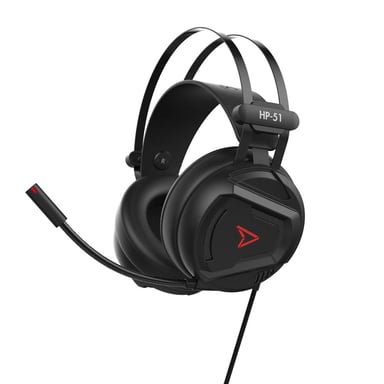 Steelplay HP51 Casque Avec fil Arceau Jouer Noir, Rouge - Neuf Noir - vue 2