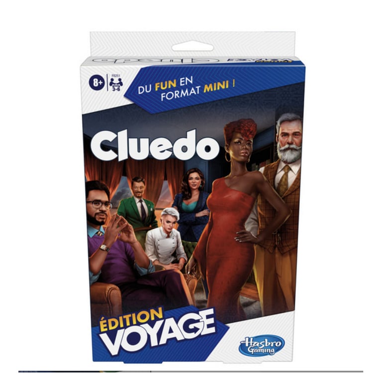 Hasbro Gaming Cluedo édition Voyage Jeu de société de Voyage pour 3 à 6 Joueurs Jeu de mystère dès Filles et Garçons - vue 5