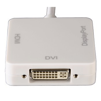 Hama mini DisplayPort - DVI/DisplayPort/HDMI bianco