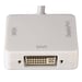 Hama mini DisplayPort - DVI/DisplayPort/HDMI bianco