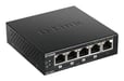 D-Link DGS-1005P/E commutateur réseau Non-géré Gigabit Ethernet (10/100/1000) Connexion Ethernet, supportant l'alimentation via ce port (PoE) Noir