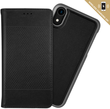 GEN 2.0 funda y carcasa magnética delgada 2 en 1 para Apple iPhone XR, Negro