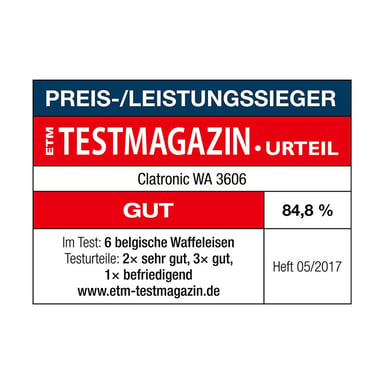 Gaufrier Clatronic WA 3606