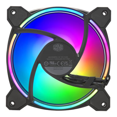 Cooler Master MasterFan MF120 Halo² 3in1 Boitier PC Ventilateur 12 cm Noir 3 pièce(s)