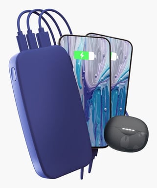 Fresh 'n Rebel 2pb24100tb banque d'alimentation électrique 24000 mAh Bleu