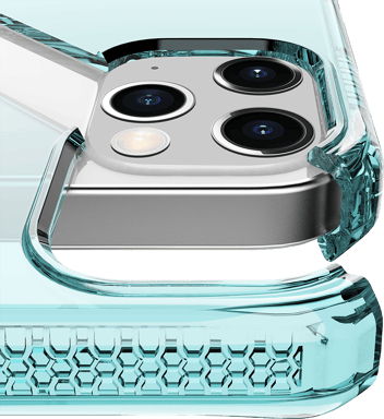 Custodia rinforzata iPhone 12 / 12 Pro Spectrum Clear Blue Itskins