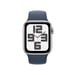 Apple Watch SE OLED 40 mm Numérique 324 x 394 pixels Écran tactile Argent Wifi GPS (satellite), S/M