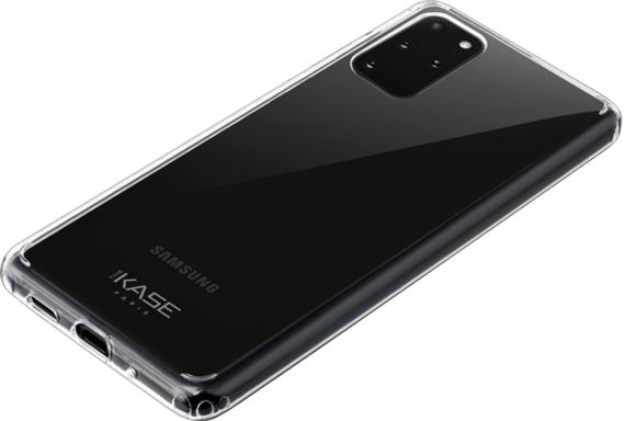Coque hybride invisible pour Samsung Galaxy S20+, Transparente