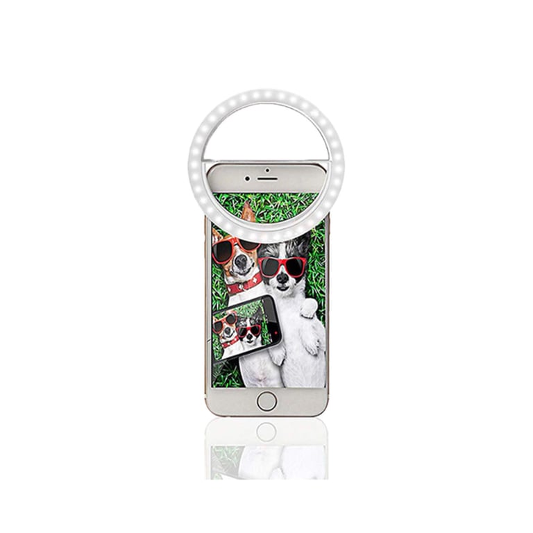 Jaym - Lampe Selfie Portable Universelle - Rechargeable et Clipsable - Jaym