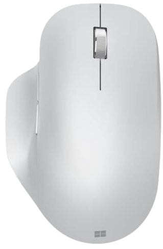 MICROSOFT Ergonomic Mouse - Souris optique - 5 boutons - Sans fil - Bluetooth 5.0 LE - Gris Glacier