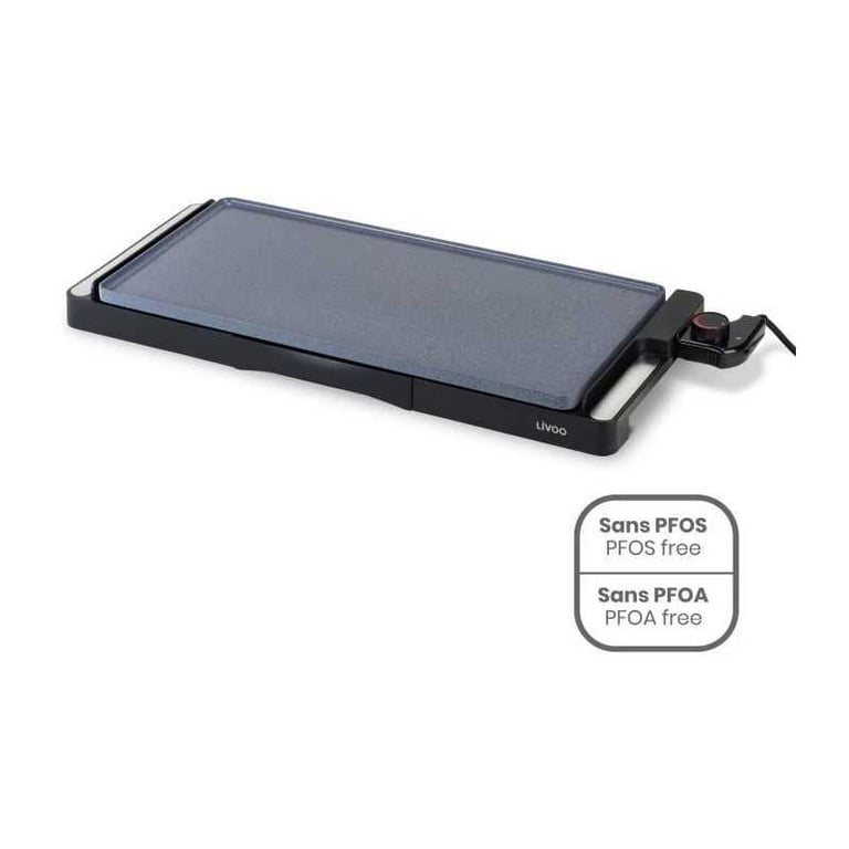 Plancha Céramique LIVOO DOC320 2200W – Plaque Amovible, Thermostat Ajustable