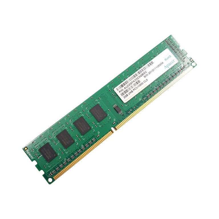 APACER Barrette M&eacute;moire 2Go RAM DDR3  AU02GFA33C9QBGC DIMM PC3-10600 1Rx8 