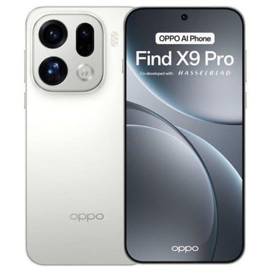 Smartphone OPPO Find X9 Pro 5G 512 GB Bianco 16 GB RAM 50 MP Tripla Fotocamera 17,2 cm MediaTek Dimensity