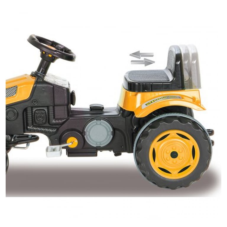 Tracteur à Pédales Strong Bull Jaune avec Chargeur Aventure et Amusement Garanties Neuf - vue 6