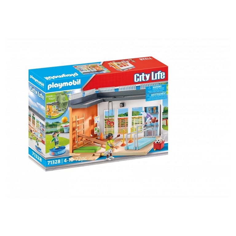 Salle de Sport Playmobil 71328 pour École - Ensemble de Jeu Sportif - Neuf