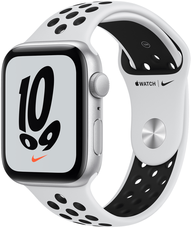 Apple Watch SE Nike OLED 44 mm Argent GPS (satellite)