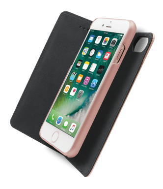 GEN 2.0 Funda y carcasa magnética 2 en 1 para Apple iPhone 6 Plus/6s Plus/7 Plus/8 Plus, Oro rosa