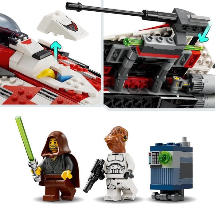 LEGO Star Wars 75388 : Chasseur Stellaire de Jedi Bob - Un Set Épique pour les Fans - Neuf