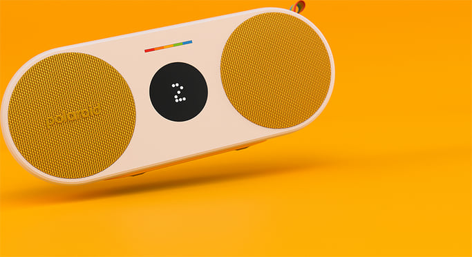 Polaroid PLRMUSICP29085YLW Altoparlante portatile e per feste Bianco, Giallo