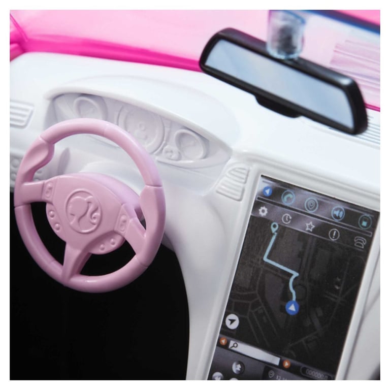 Voiture Cabriolet Barbie Mattel HBT92 – Accessoire Pour Poupée, 2 Places - vue 4