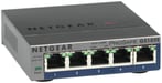 NETGEAR GS105E-200PES switch Gestionado L2/L3 Gigabit Ethernet (10/100/1000) Gris