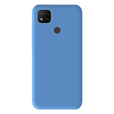 Coque silicone unie compatible Mat Bleu Xiaomi Redmi 9C