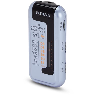 Aiwa R-22SL Radio portable Analogique Argent - Neuf Argent - vue 2