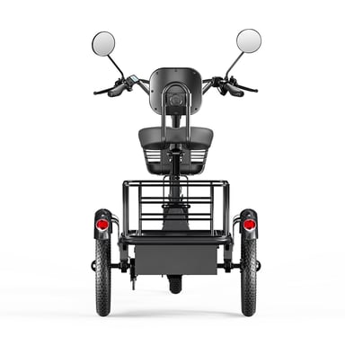 Tricycle cargo électrique Cysum T1 Pro : moteur 250 W, batterie 48 V 22 Ah, pneus 16 x 2,3 pouces