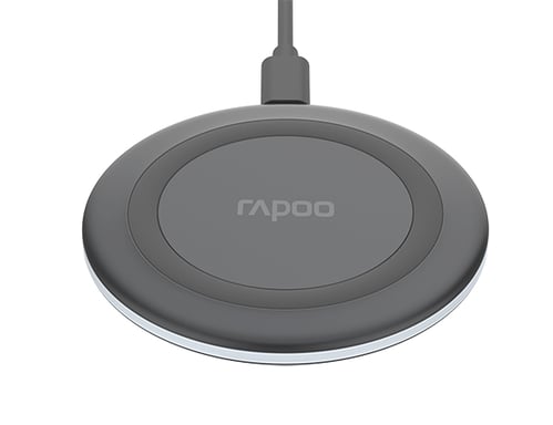 Rapoo XC110 Smartphone, Tablette Noir USB Recharge sans fil Charge rapide Intérieure