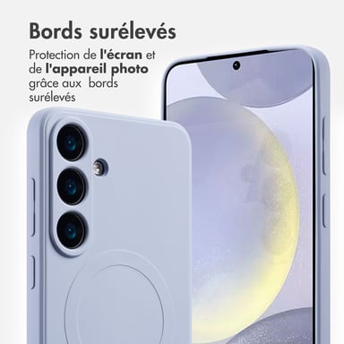 imoshion Coque Couleur avec MagSafe pour Samsung Galaxy S25 Plus - Lila