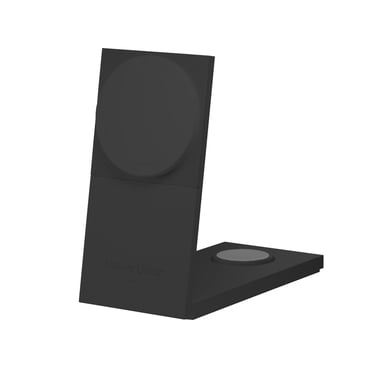 Native Union Rise 3-In-1 Qi2 Smartphone Negro USB Cargador inalámbrico Interior