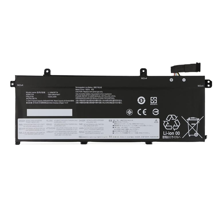 Batería para Lenovo Thinkpad P43S T490 T495 T14 Gen 1 L18M3P73 L18M3P74 - Nuevo