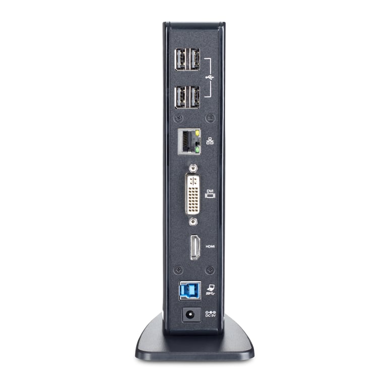 StarTech.com Station d'Accueil pour Ordinateur Portable USB 3.0 à Double Écran avec HDMI et DVIVGA Hub USB A 6x GbE Audio Docking Station Universelle Type A WindowsmacOSChromeOS Neuf - vue 3