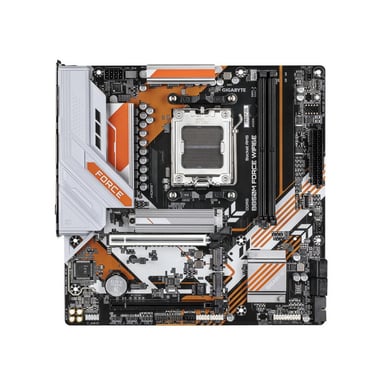 Carte mère Micro ATX GIGABYTE B850M FORCE WIFI6E AM5 DDR5 PCIe 5.0 Wi?Fi 6E 2.5GbE Brun foncé