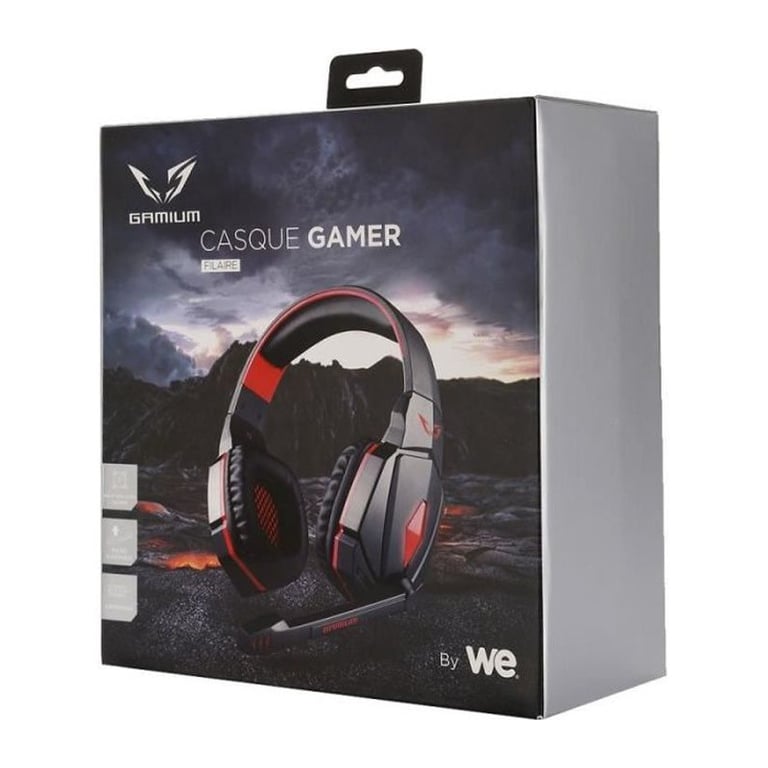 Casque Gamer Gamium WEGCASGAM – Circum-aural, Micro Omnidirectionnel - vue 2