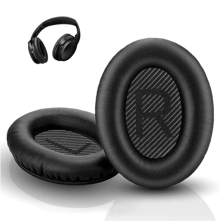 Coussinets d'oreille pour Bose QC35/SoundTrue 1 paire Black - Neuf