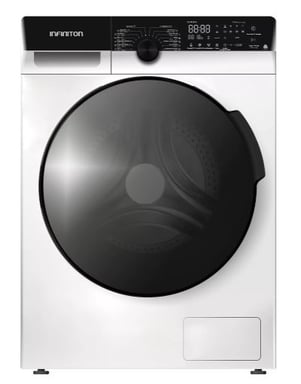 Lavadora Carga Frontal Infiniton WM-G124AWL, 12 Kg, 1400 rpm, A, Blanco