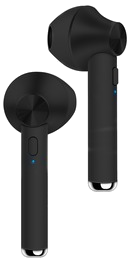 Mstar Kit Pieton Stereo Sans Fil Avec Boitier De Recharge Noir