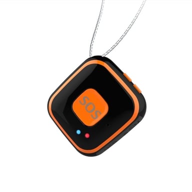 Super Mini Traceur Android iOs GPS Collier GSM Wifi AGPS Communication Sos Noir YONIS