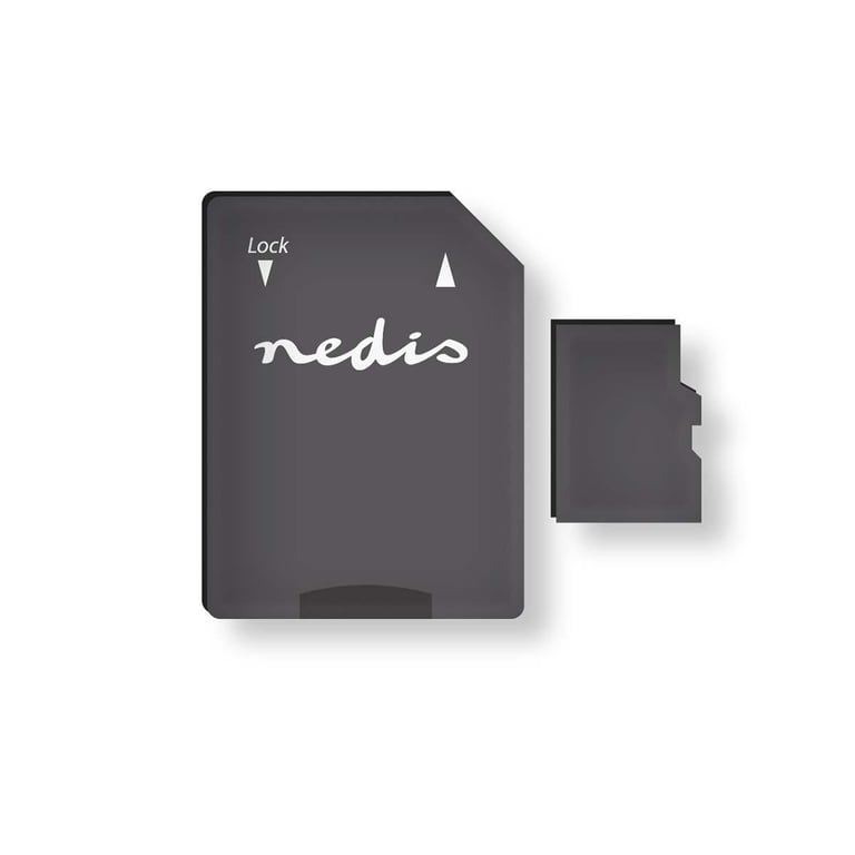 Nedis MMSD32100BK Carte mémoire flash adaptateur microSDHC SD inclus e UHS I / Class10 microSDHC UHS I - vue 2