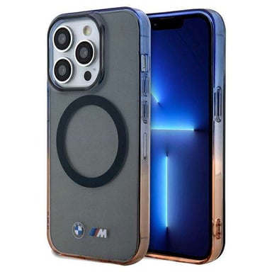 Cover MagSafe per iPhone 15 Pro silicone gel design sfumato