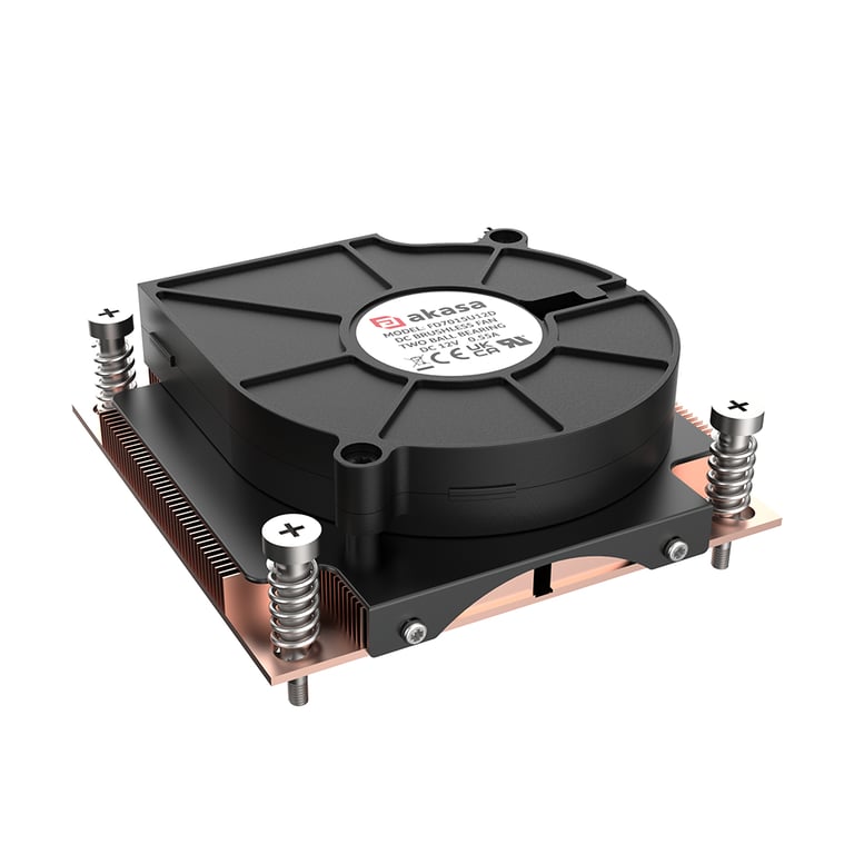 Akasa AK CC7406BP01 système de refroidissement d'ordinateur Processeur Refroidisseur d'air 7 5 cm 1 pièce Neuf - vue 4
