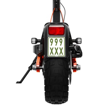 Patinete eléctrico Joyor T6E con certificación ABE, motor de 500 W y batería de 48 V y 18 Ah