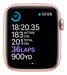 Apple Watch Series 6 OLED 40 mm Digital 324 x 394 Pixeles Pantalla táctil Oro Wifi GPS (satélite)