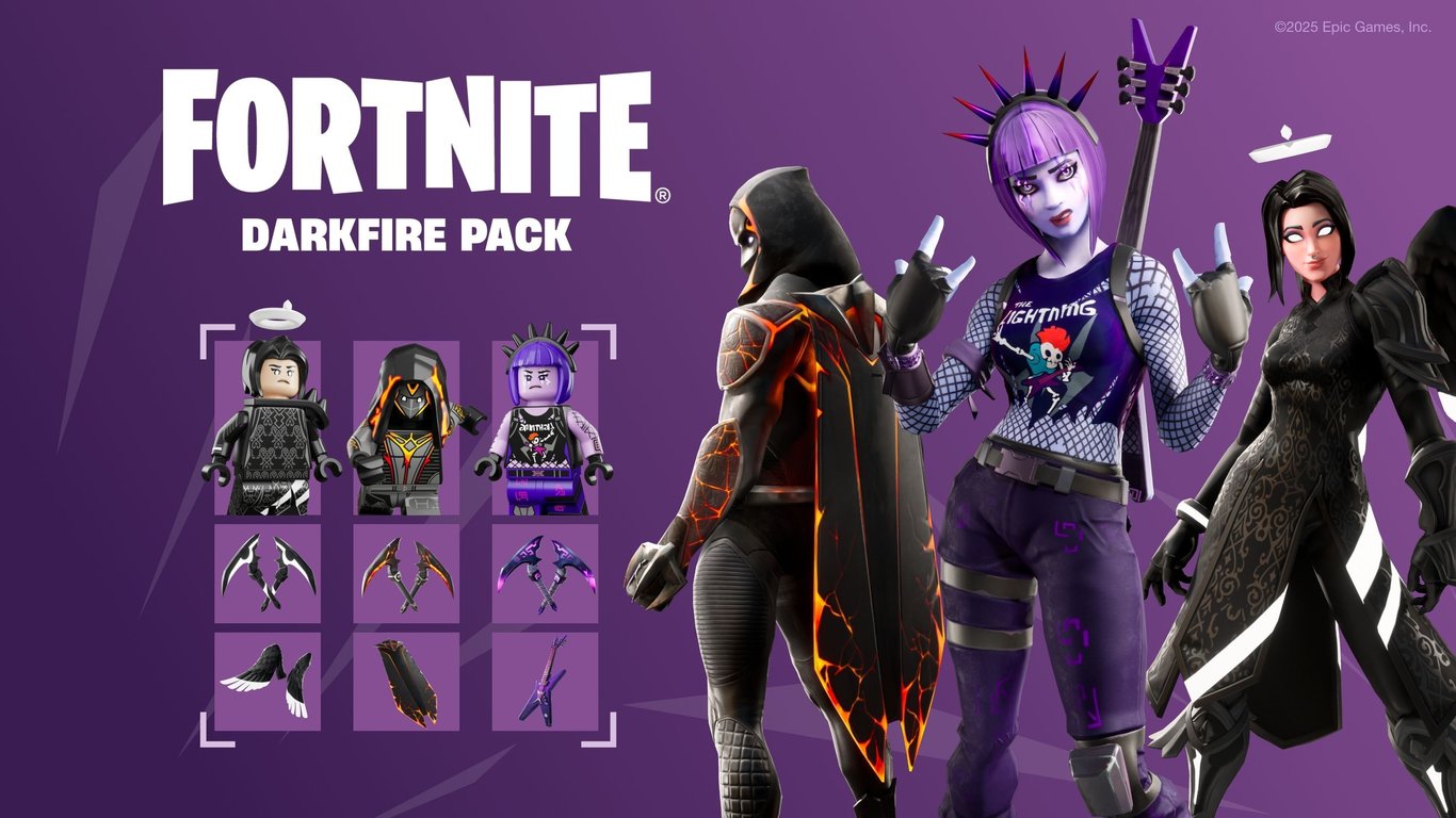 Fortnite Darkfire & Ice Bundle Code in a box Nintendo Switch - vue 6