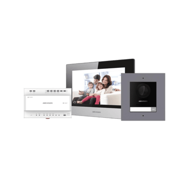 Kit Videoportero Hikvision DS-KIS702Y 7 pulgadas negro